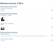 Tablet Screenshot of biblioteca23depevidem.blogspot.com