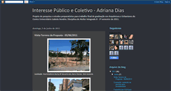 Desktop Screenshot of int-pub-coletivo-adriana-dias-1-2011.blogspot.com