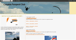 Desktop Screenshot of canaldaparapent.blogspot.com