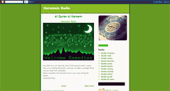 Desktop Screenshot of haramainradio.blogspot.com