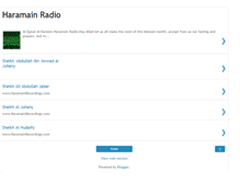 Tablet Screenshot of haramainradio.blogspot.com