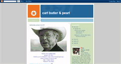 Desktop Screenshot of carlbutlerandpearl.blogspot.com