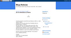 Desktop Screenshot of mega-noticias.blogspot.com