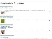 Tablet Screenshot of capizprovincialpressbureau.blogspot.com