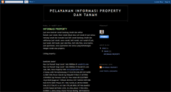 Desktop Screenshot of informasiproperty33.blogspot.com