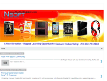 Tablet Screenshot of nsofts.blogspot.com