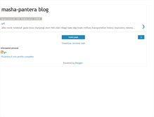 Tablet Screenshot of masha-pantera.blogspot.com