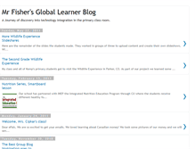 Tablet Screenshot of mrfishergloballearner.blogspot.com