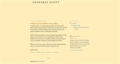 Desktop Screenshot of geoffrey-scott.blogspot.com