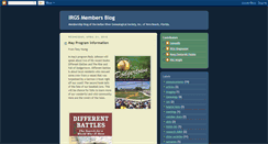 Desktop Screenshot of irgsblog.blogspot.com