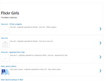 Tablet Screenshot of flickrwoman.blogspot.com