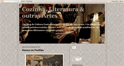 Desktop Screenshot of cozinhaeliteratura.blogspot.com