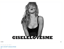 Tablet Screenshot of giselelovesme.blogspot.com