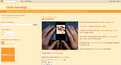 Desktop Screenshot of casanaranjablog.blogspot.com