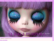 Tablet Screenshot of elbaulpurpura.blogspot.com