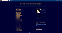 Desktop Screenshot of juliastarlight.blogspot.com