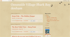Desktop Screenshot of oceansidevillagesharkbay.blogspot.com