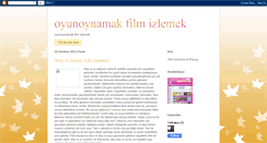 Desktop Screenshot of filmizleoyunoyna.blogspot.com