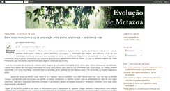 Desktop Screenshot of evolucaodemetazoa.blogspot.com