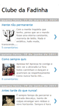 Mobile Screenshot of clubedafadinha.blogspot.com