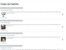Tablet Screenshot of clubedafadinha.blogspot.com