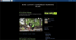 Desktop Screenshot of mysuperbadrunningblog.blogspot.com