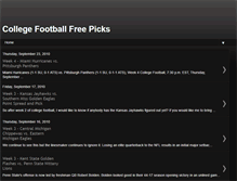 Tablet Screenshot of collegefootballfreepicks.blogspot.com