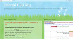 Desktop Screenshot of emerald-hills.blogspot.com