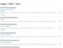 Tablet Screenshot of happylittleolive.blogspot.com