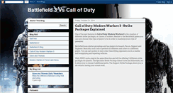 Desktop Screenshot of battlefield3orcallofduty.blogspot.com