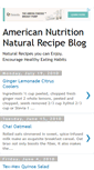 Mobile Screenshot of american-nutrition-natural-recipes.blogspot.com