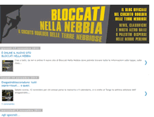 Tablet Screenshot of bloccatinellanebbia.blogspot.com