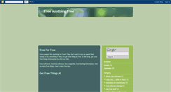 Desktop Screenshot of freeanythingfree.blogspot.com