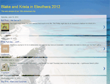 Tablet Screenshot of blakeandkristaeleuthera.blogspot.com