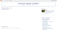Desktop Screenshot of kittendownunder.blogspot.com
