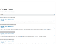 Tablet Screenshot of cuteordeath.blogspot.com