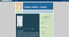 Desktop Screenshot of colegiocumbres.blogspot.com