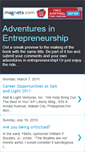 Mobile Screenshot of myadventuresinentrepreneurship.blogspot.com