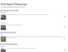 Tablet Screenshot of chrismackfishingtrips.blogspot.com