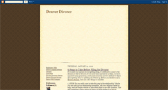 Desktop Screenshot of denverdivorcelaw.blogspot.com