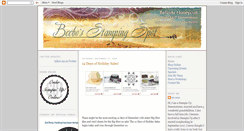 Desktop Screenshot of beebosstampingspot.blogspot.com