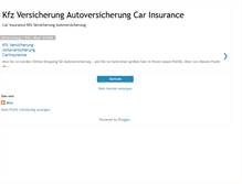 Tablet Screenshot of kfz-versicherung-insurance.blogspot.com