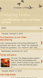 Mobile Screenshot of creating-home.blogspot.com