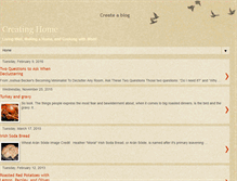 Tablet Screenshot of creating-home.blogspot.com
