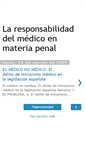 Mobile Screenshot of derechopenalmedico.blogspot.com