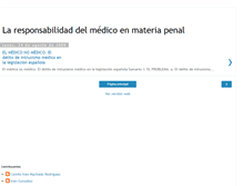 Tablet Screenshot of derechopenalmedico.blogspot.com