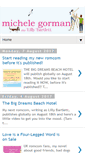 Mobile Screenshot of michelegormanwriter.blogspot.com
