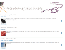 Tablet Screenshot of elephant-juice.blogspot.com