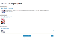 Tablet Screenshot of faizul-azwan.blogspot.com