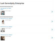 Tablet Screenshot of lushserendipity.blogspot.com